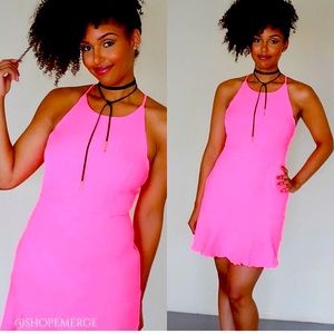 Emerge Boutique Hot Pink Dress